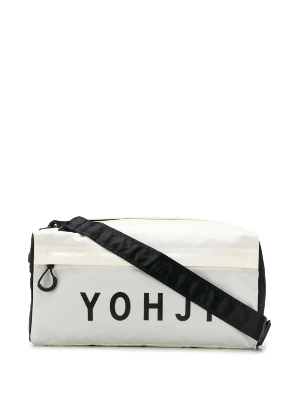 Y 3 Logo Print Gym Bag Farfetch Y 3 Logo Print Gym Bag Farfetch