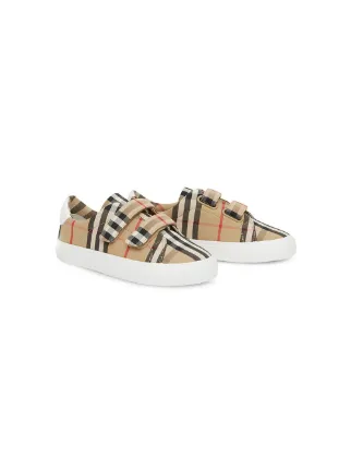 Burberry Kids Vintage Check Sneakers - Farfetch