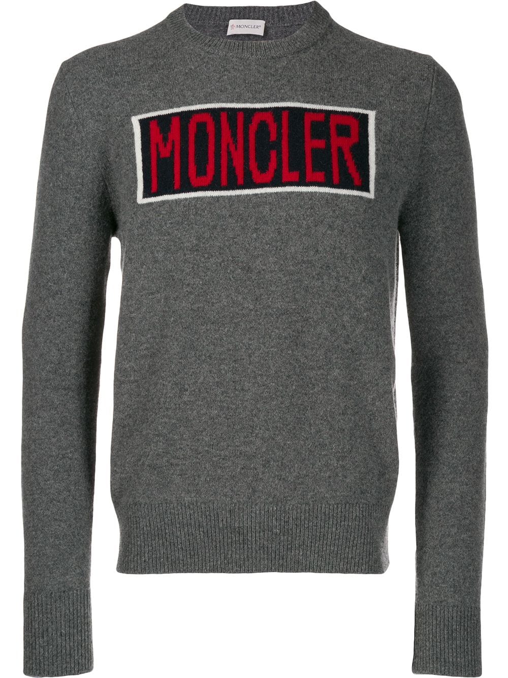 фото Moncler свитер вязки интарсия с логотипом