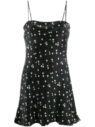 bec and bridge black slip dress