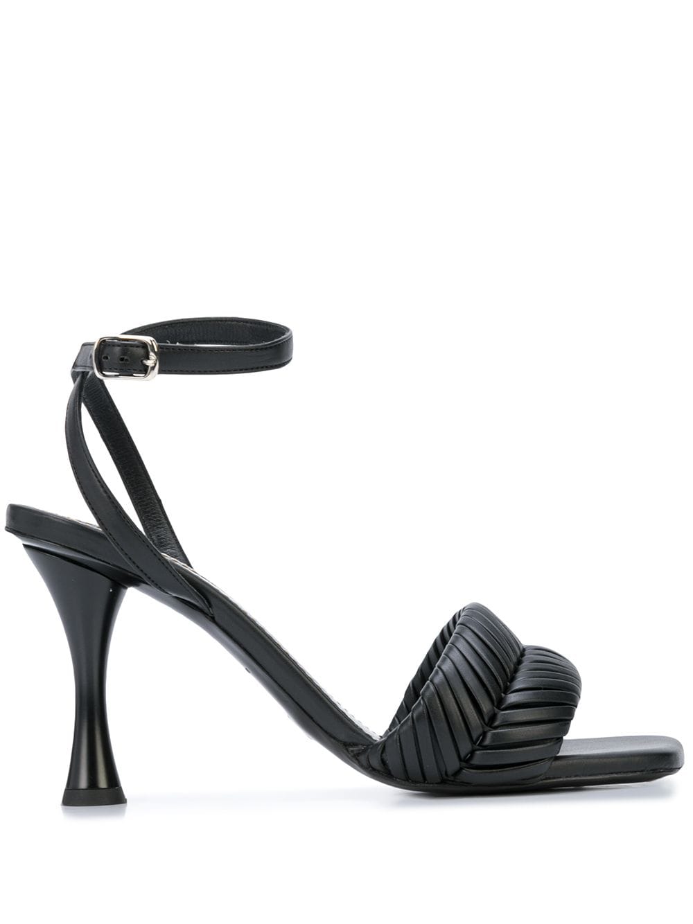 Proenza Schouler Braided Ankle Strap Sandals In Black | ModeSens