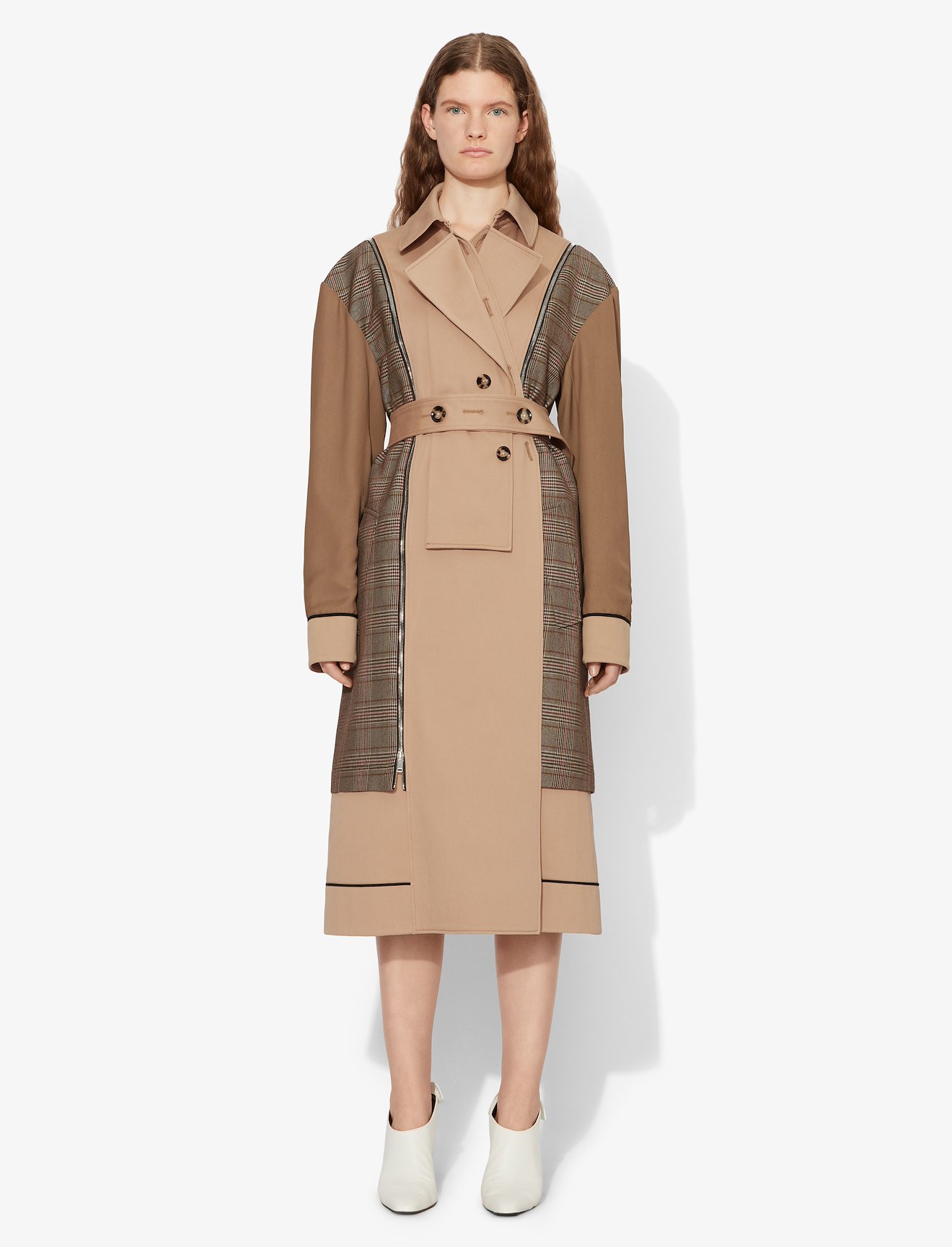 Glen Plaid Coat #1
