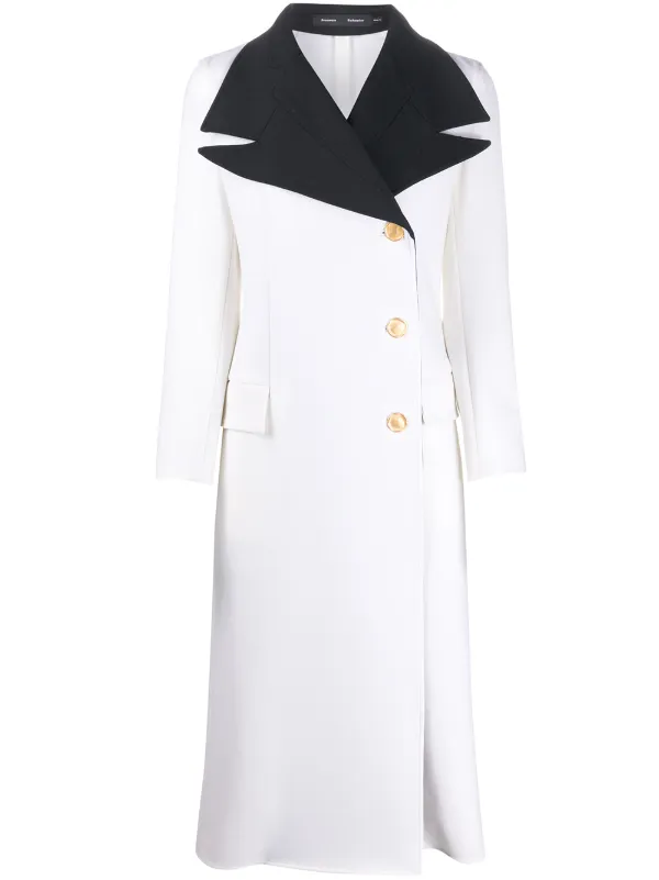 White lapel coat Clearance