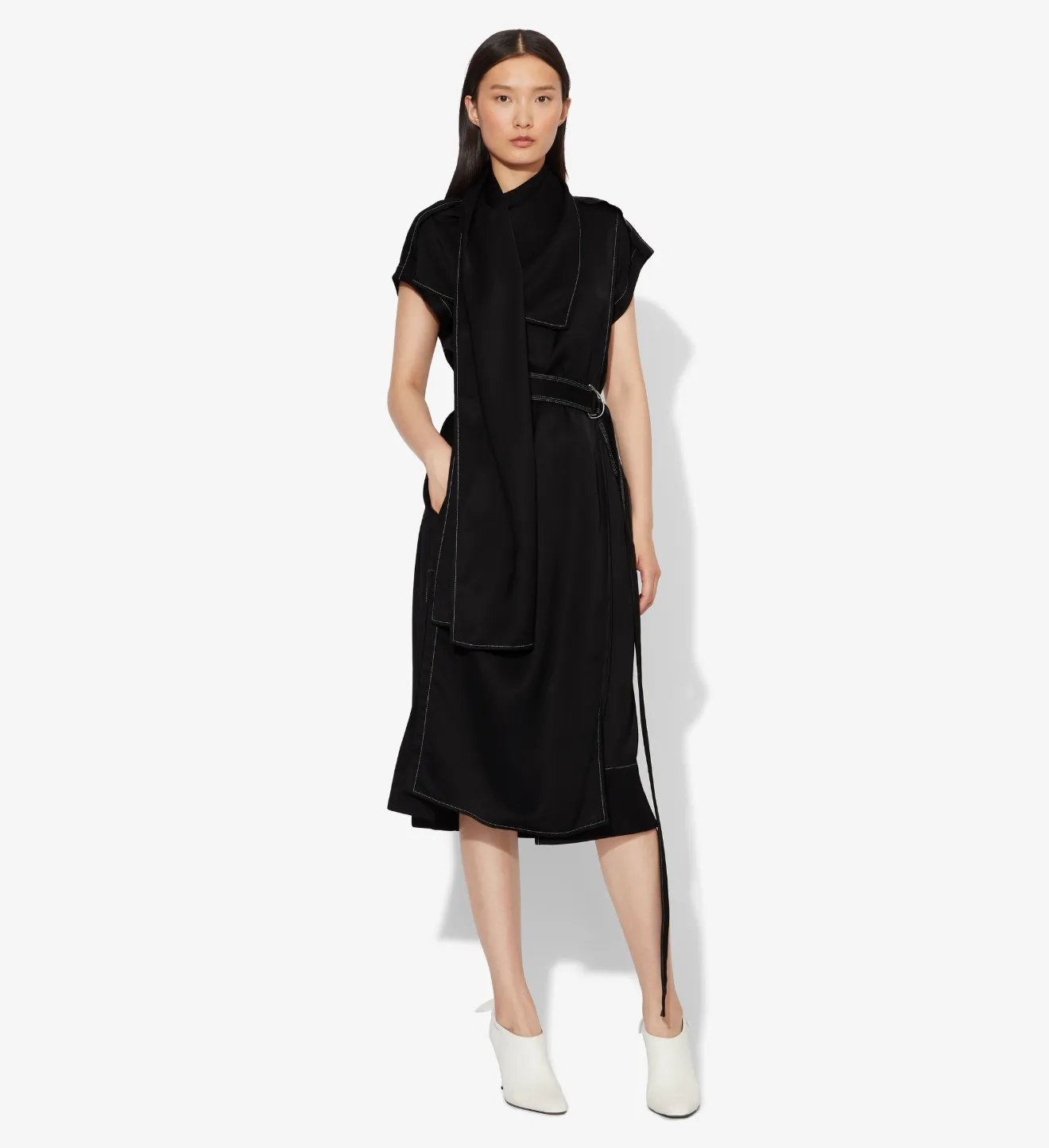 short scarf dress