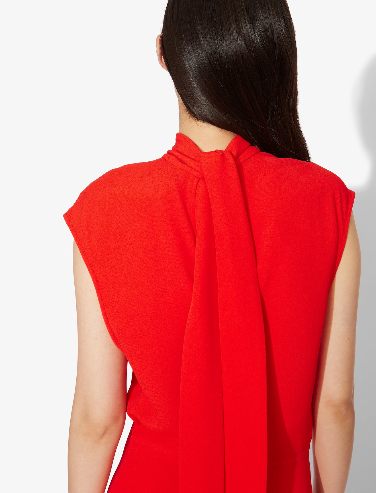 Crepe Mock Neck Dress #3