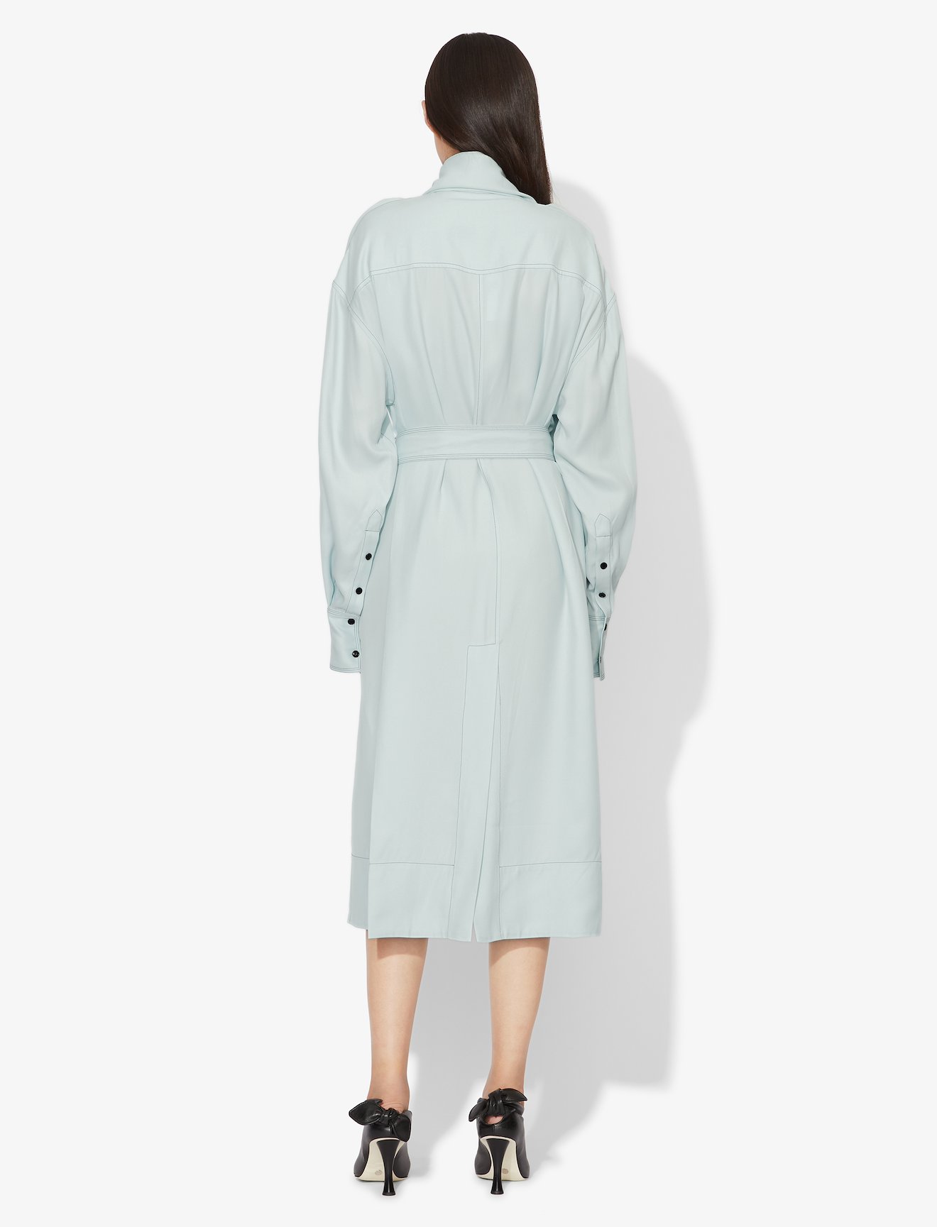 Long Sleeve Scarf Dress #2
