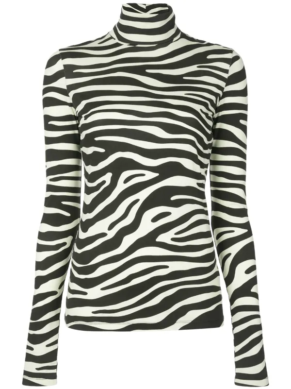 zebra print jumper dress
