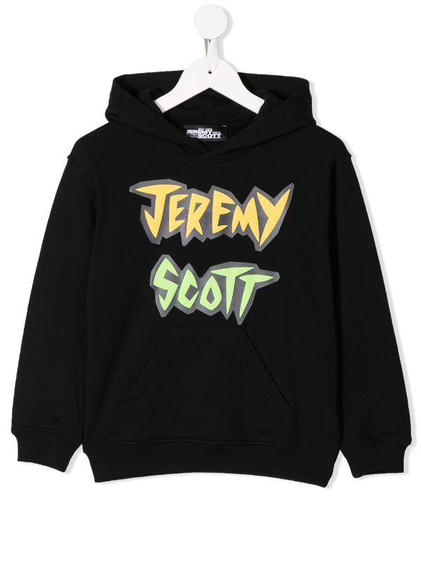 Jeremy Scott Junior logo print hoodie 