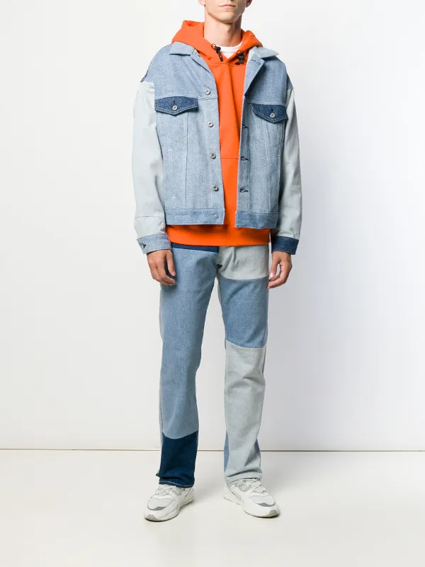 levi's patchwork jeans mens