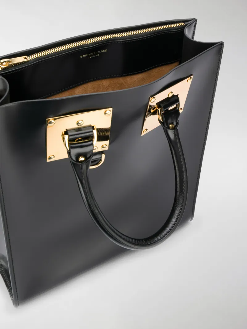 Sophie Hulme Albion square tote bag black | MODES