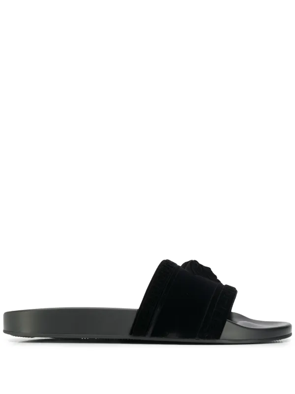 medusa head velvet slippers
