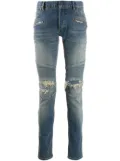 Balmain slim-fit ripped jeans - Blue