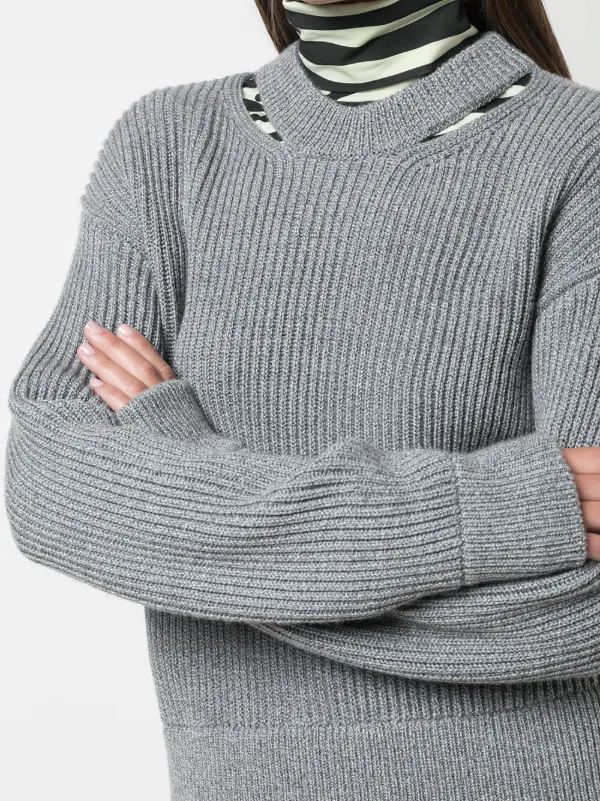 Proenza Schouler White Label Chunky Rib Knit Sweater Ss20 Proenza Schouler White Label Chunky Rib Knit Sweater Ss20
