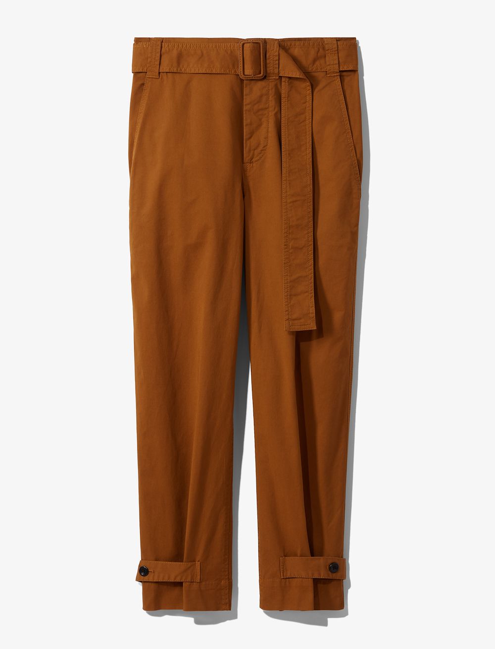 Image of Proenza Schouler White Label Cotton Belted Pants fatigue/green