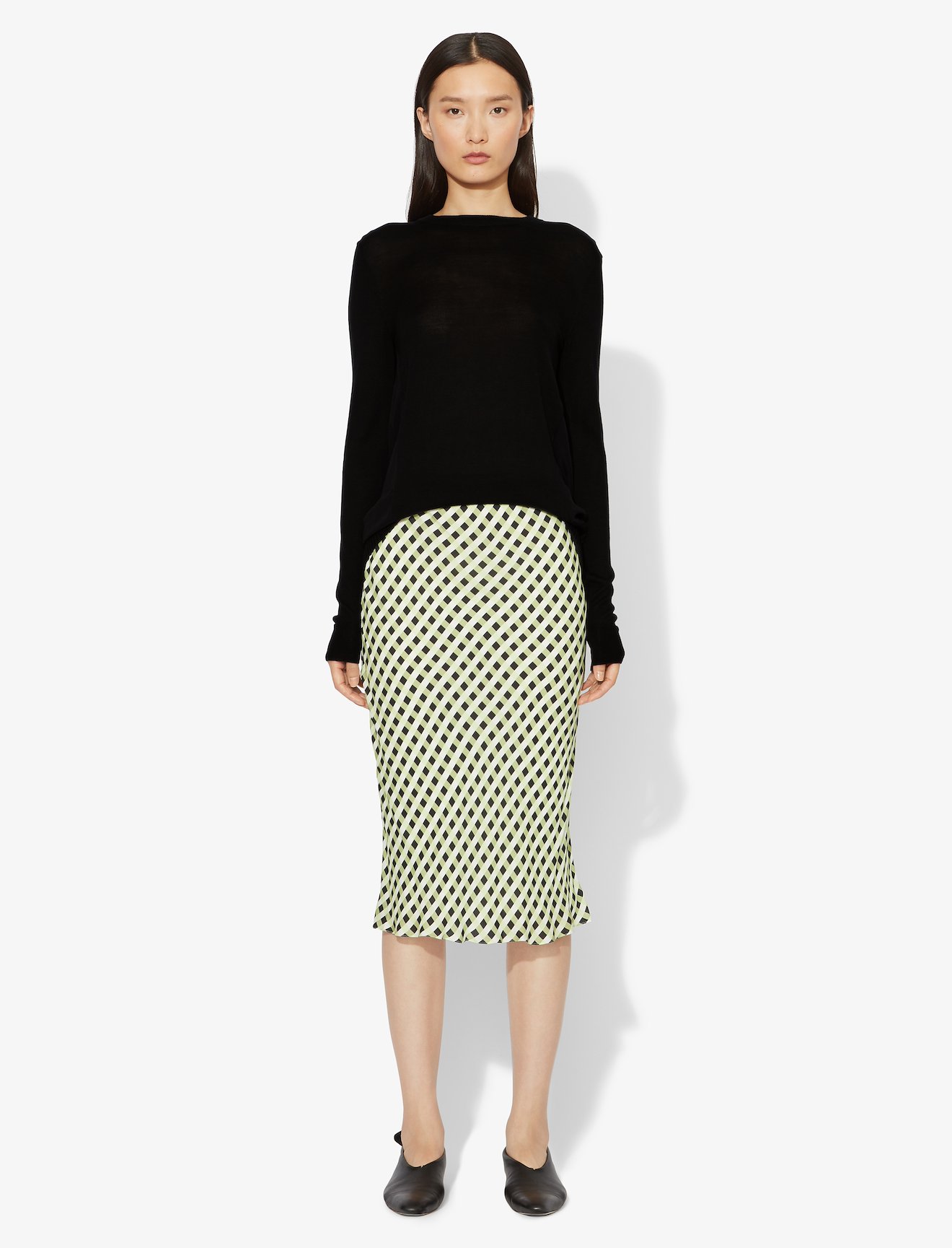 Twisted Knot Combo Silk Knit Sweater #1