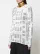 Proenza Schouler White Label كنزة جاكار برقبة دائرية