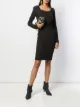 الصورة 2 من Givenchy Pre-Owned فستان ميدي كلاسيكي مجسم