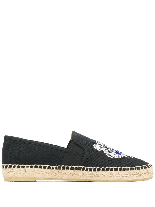 kenzo tiger espadrilles black