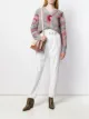 Image 2 of Alberta Ferretti Eyelet patterned knit jumper