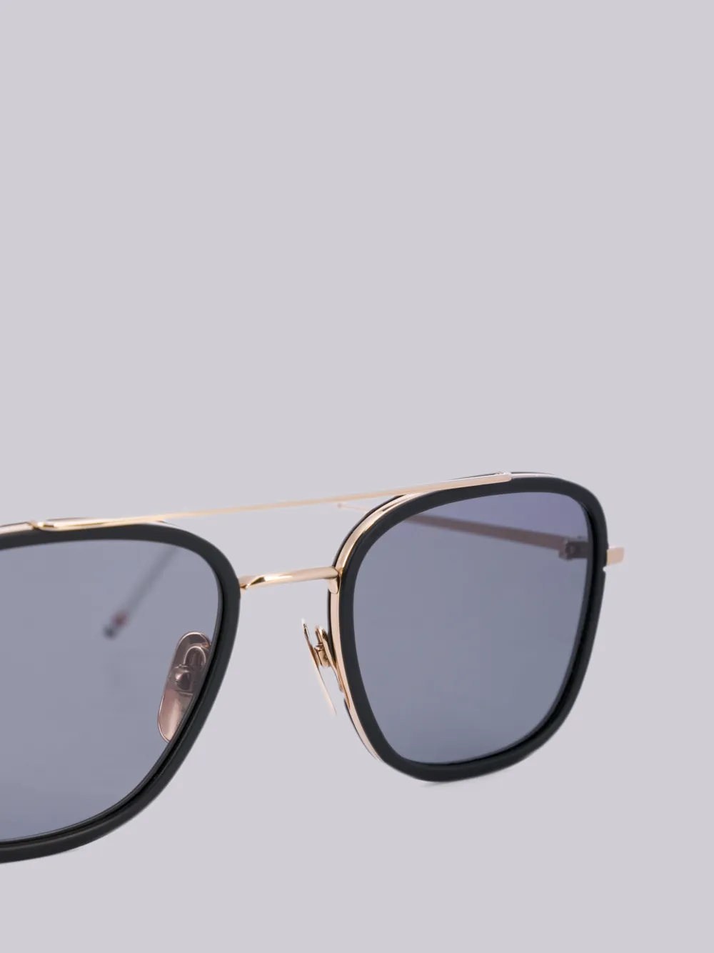 THOM BROWNE THOM BROWNE EYEWEAR TB800 - ROSE GOLD SQUARE SUNGLASSES