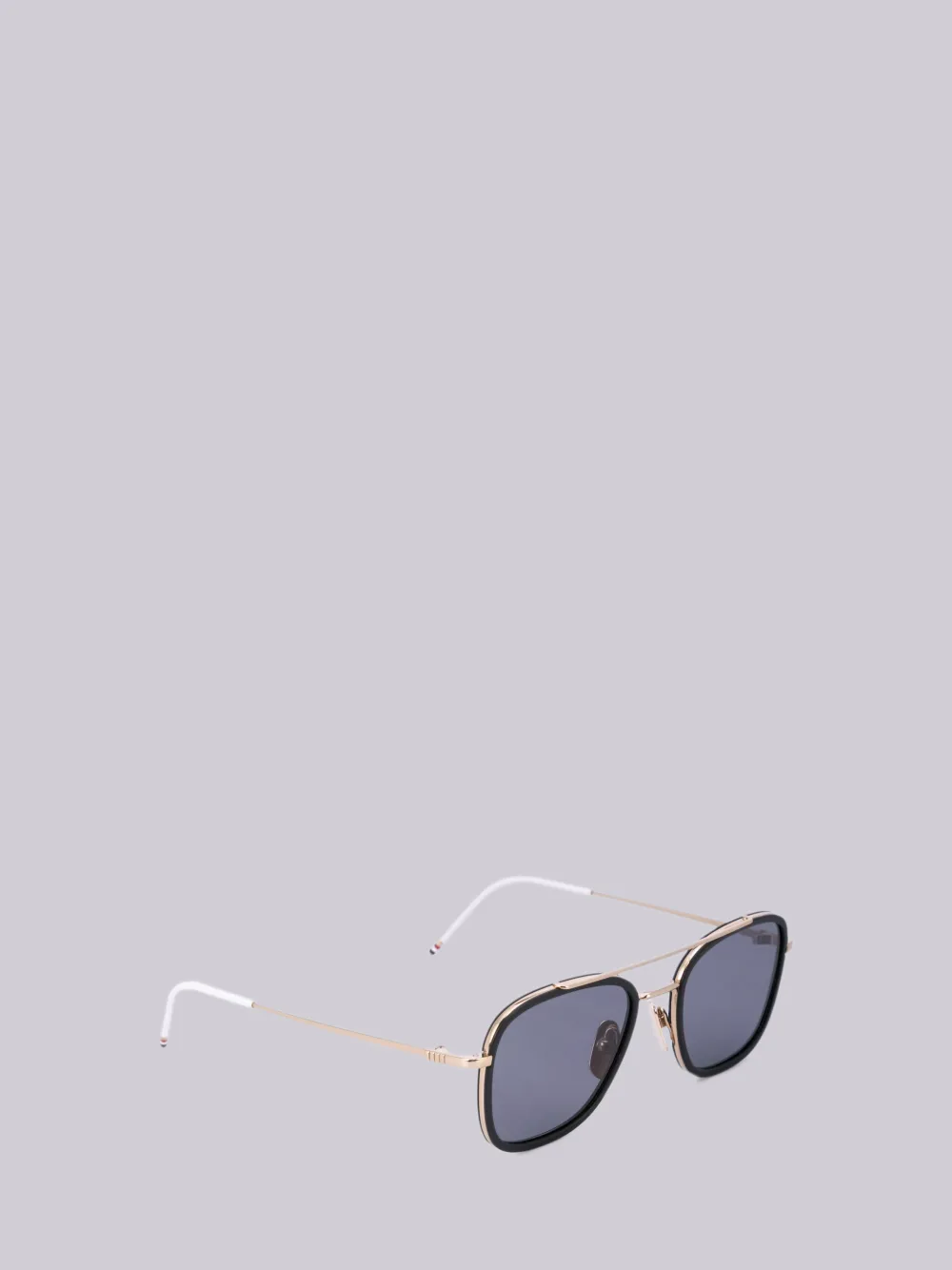 THOM BROWNE THOM BROWNE EYEWEAR TB800 - ROSE GOLD SQUARE SUNGLASSES