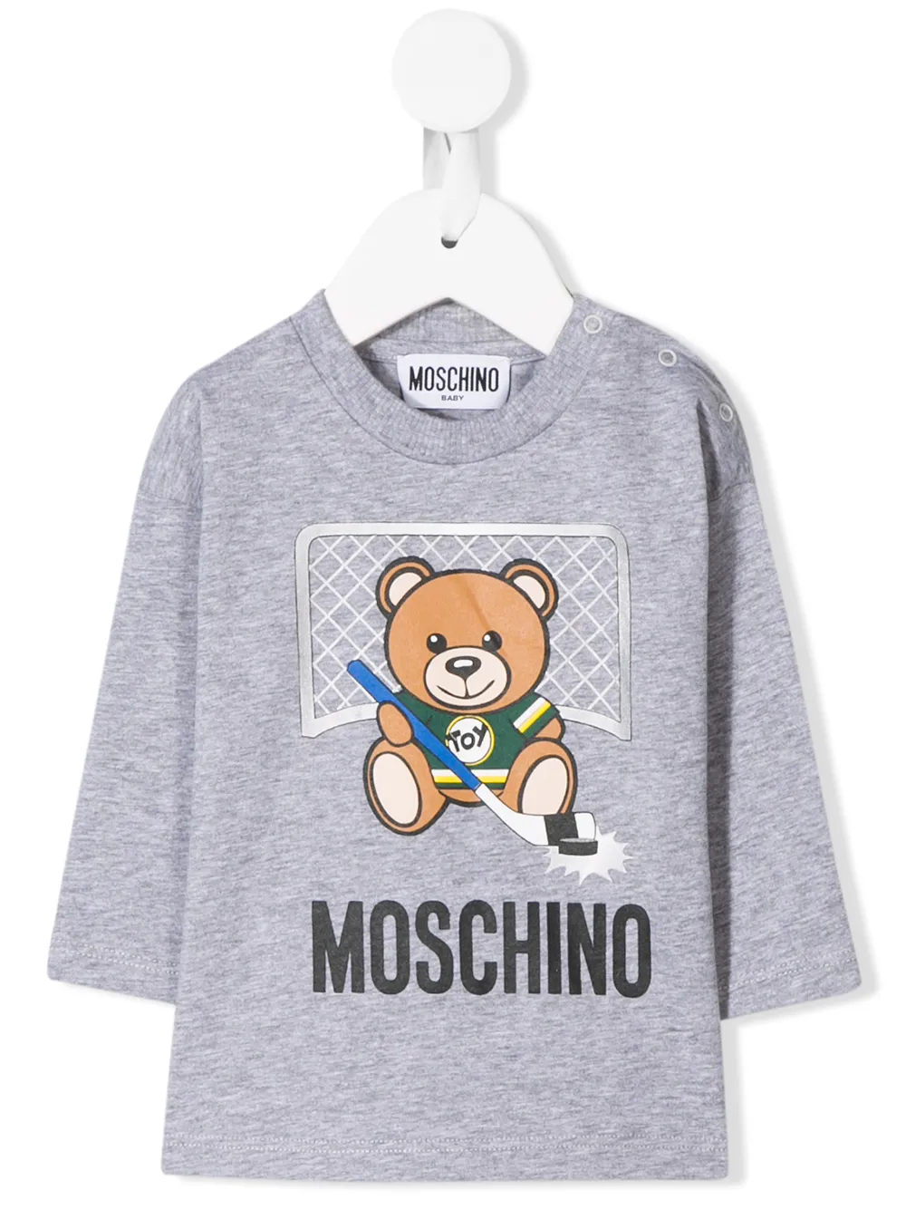 фото Moschino kids толстовка с принтом