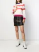 Image 2 of Kenzo zipped leather skirt