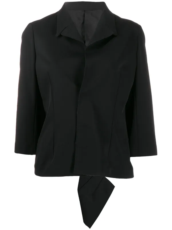 Comme Des Garcons Pre Owned 1990 S Flappy Asymmetric Back Jacket