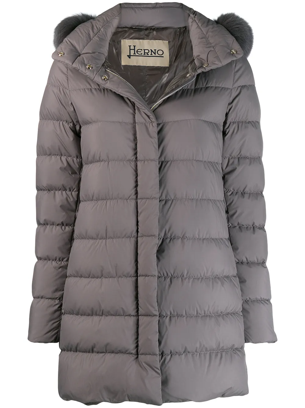 medium length puffer jacket with hood