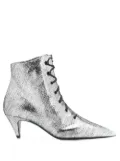 Saint Laurent Kiki boots - Silver