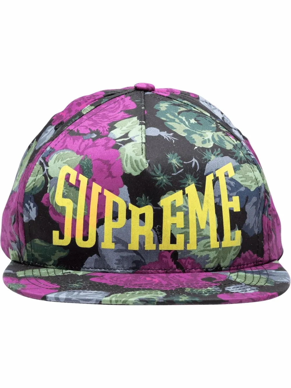 floral 5-panel cap