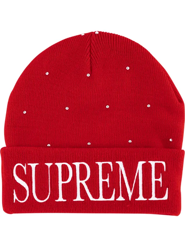 supreme studded beanie