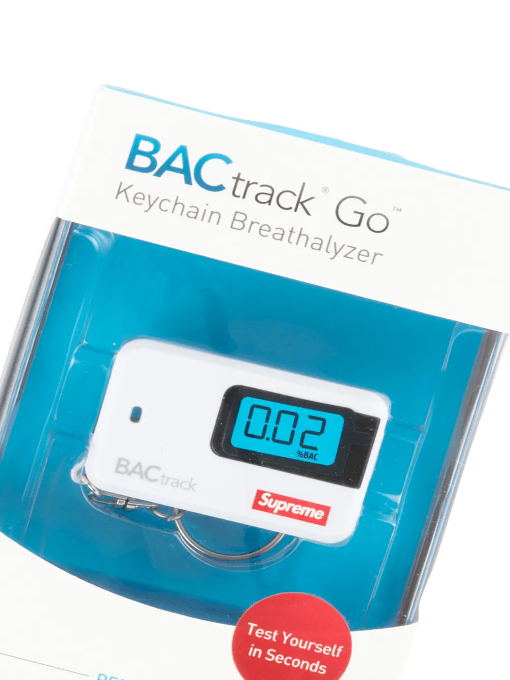 SUPREME BACTRACK GO Keychain White / Atemalkoholtester / Supreme  accessories EUR 89,99 - PicClick DE