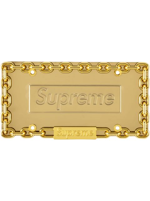 supreme license plate frame