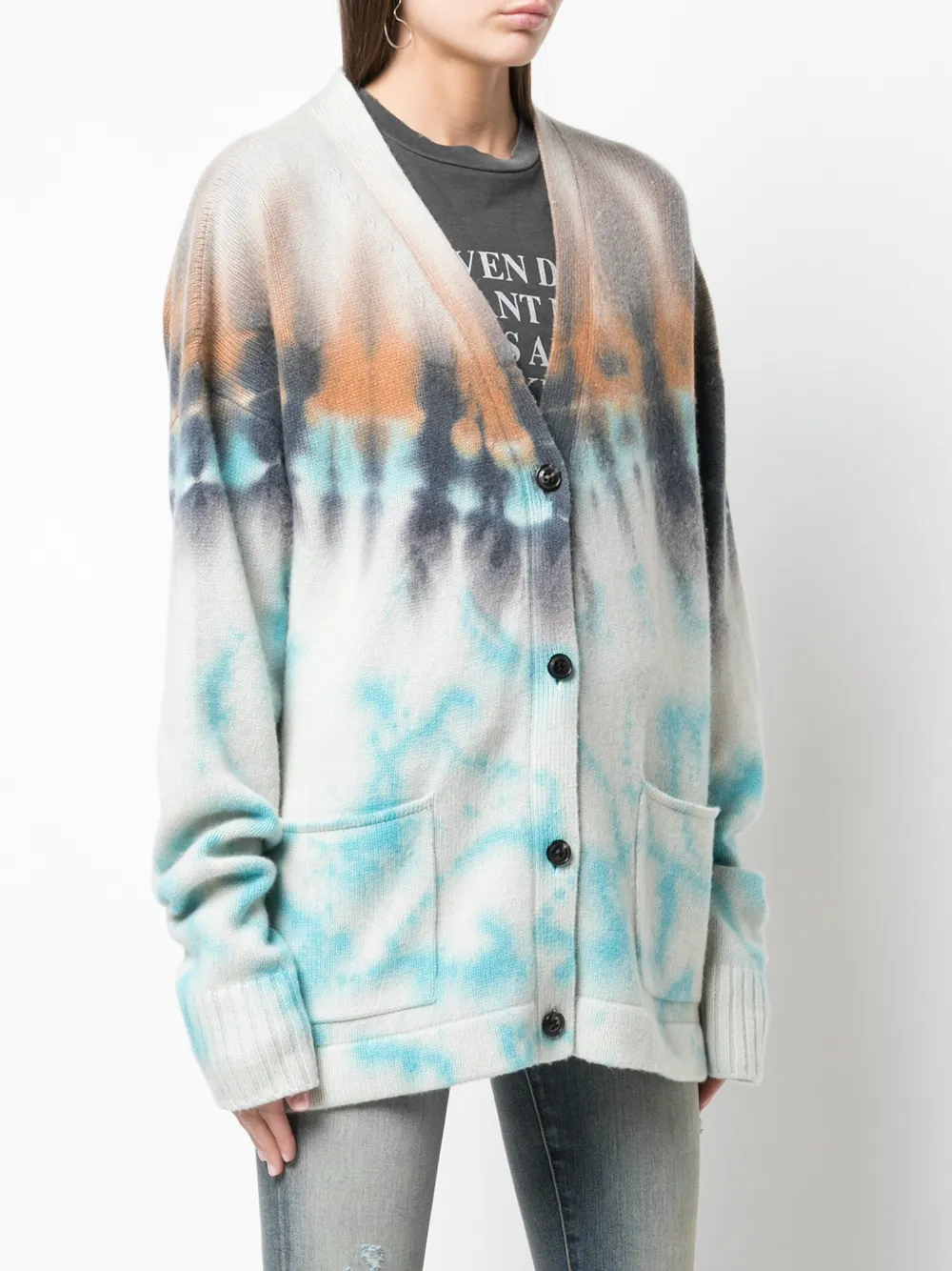 Amiri cardigan hotsell tie dye