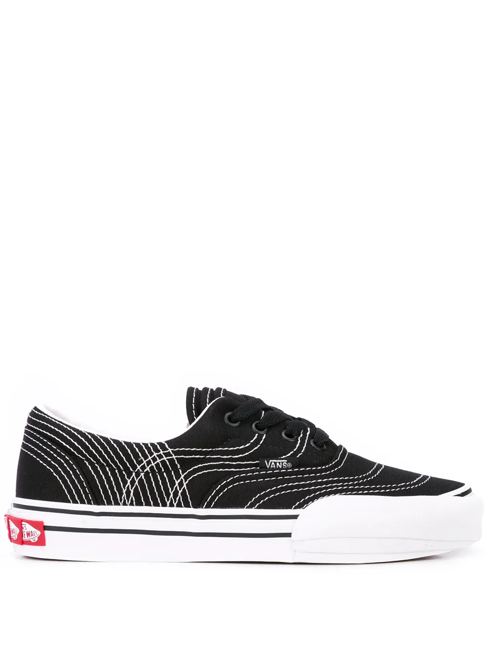 Vans stitch detail sneakers Black