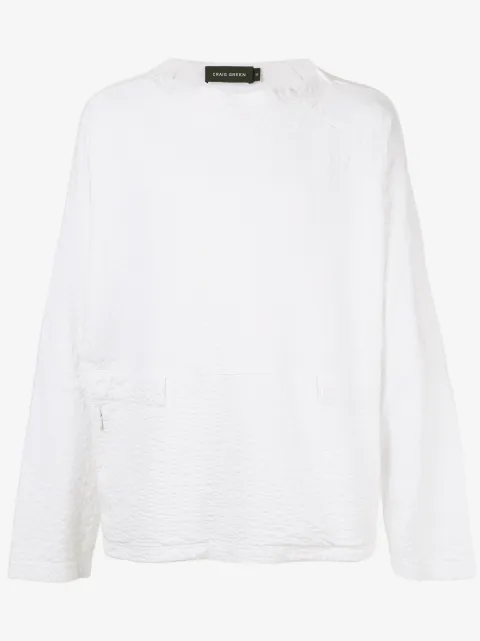 Craig Green crumpled effect sweatshirt