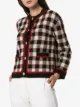 Gucci check wool cardigan
