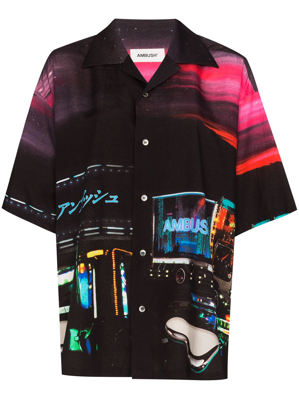 AMBUSH Dekotora Graphic Logo Print Shirt - Farfetch