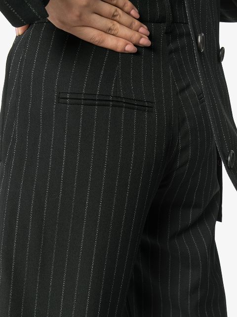 black pinstripe trousers men