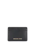 Michael Michael Kors pebbled cardholder - Black