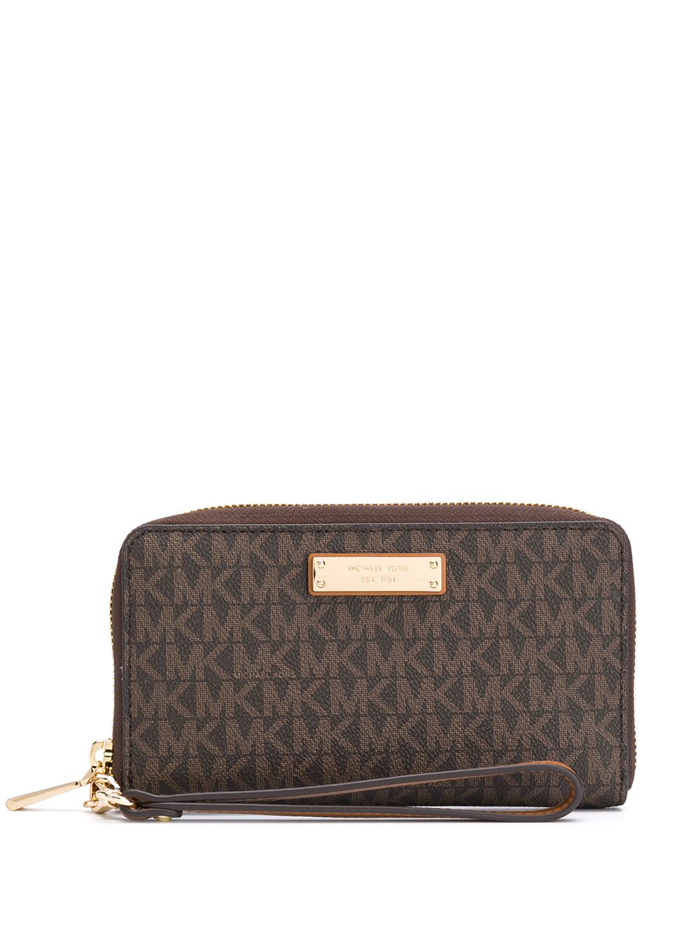 michael kors jet set logo wallet