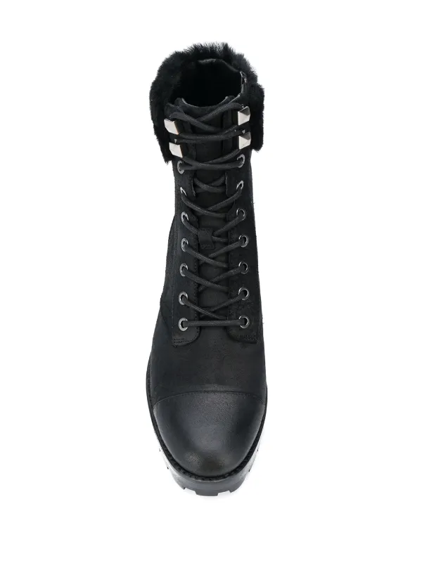 michael kors fur lined boots