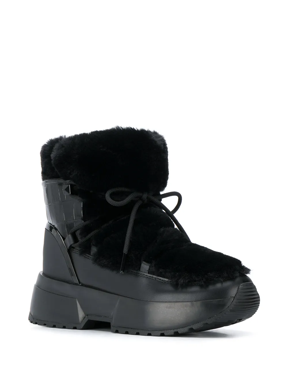 michael kors fur lined boots