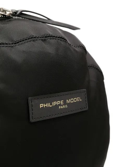Shop Philippe Model Zaino Mondial Backpack In Black
