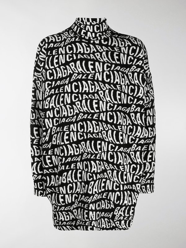 black balenciaga jumper