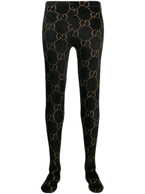 gucci black gg supreme stockings