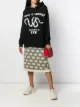 الصورة 2 من Gucci تنورة جاكار بخطوط ونقش GG
