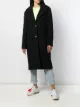 Off-White beaded lettering coat