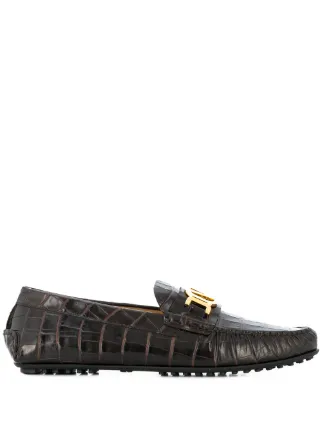 versace alligator shoes